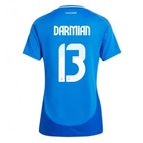 Itálie Matteo Darmian #13 Dámské Domácí Dres ME 2024 Krátký Rukáv